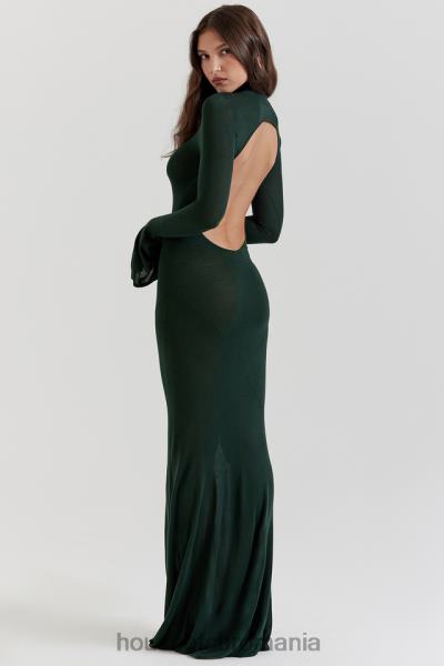 îmbrăcăminte House of CB rochie maxi din tricot verde pădure sancha X4F68114