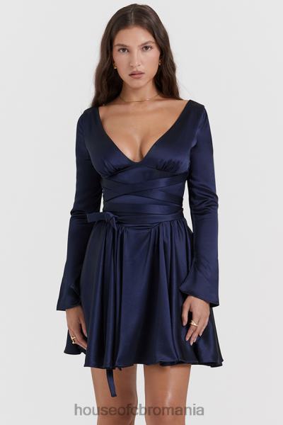 îmbrăcăminte House of CB rochie mini cu plonjare dominique bleumarin X4F68159