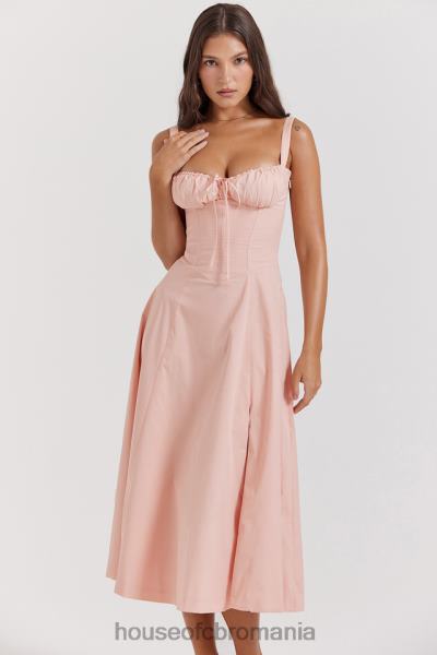 îmbrăcăminte House of CB rochie de soare bustieră roz bebe carmen X4F68196