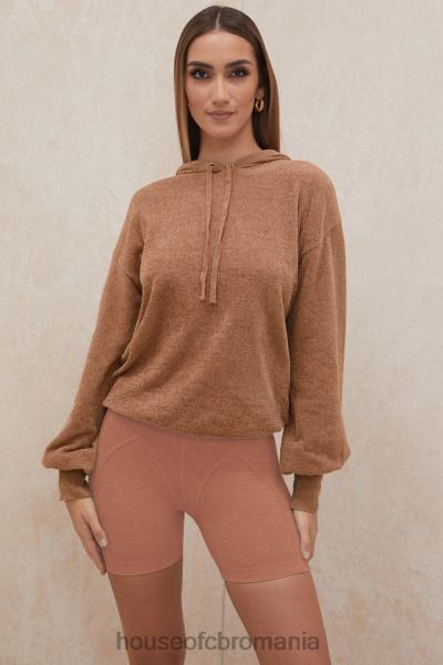 îmbrăcăminte House of CB hanorac lexi toffee slouchy fit X4F68777